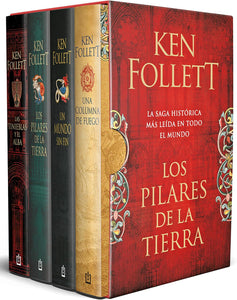 ESTUCHE SAGA LOS PILARES DE LA TIERRA - KEN FOLLETT