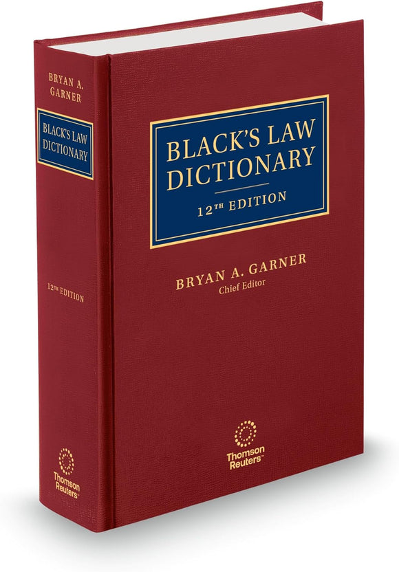 BLACK'S LAW DICTIONARY 12TH EDITION