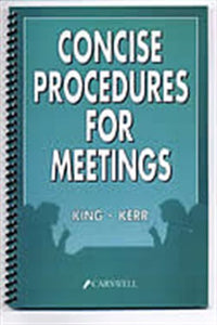 CONCISE PROCEDURES FOR MEETINGS