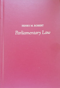 PARLIAMENTARY LAW