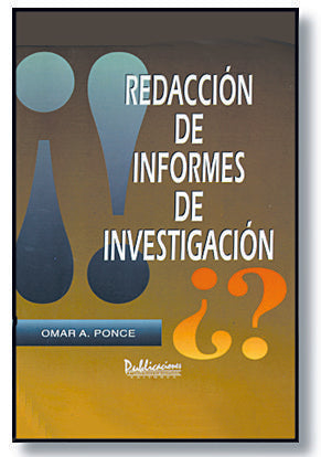 REDACCION DE INFORMES DE INVESTIGACIÓN